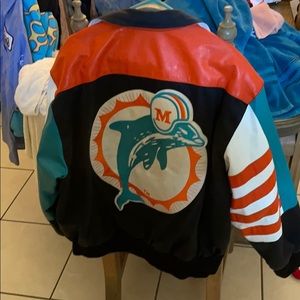 Miami Dolphins Jeff Hamilton Vintage Jacket